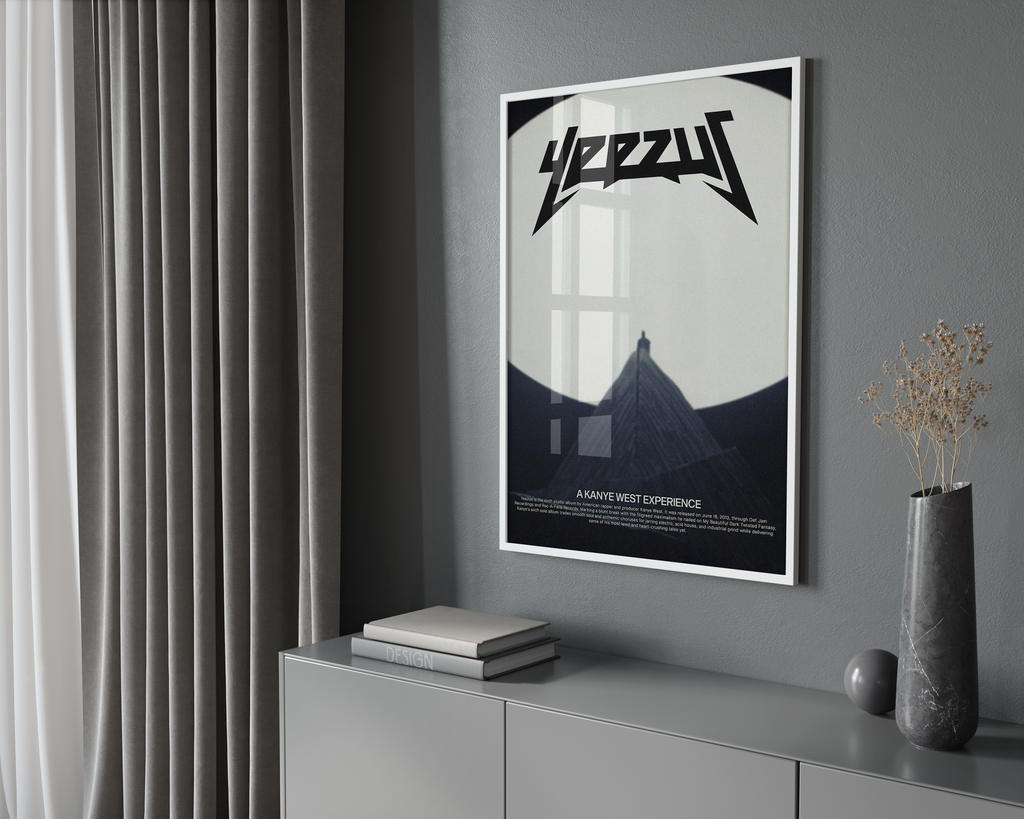 Kanye West Yeezus  | Unframed Bedroom Wall Art album cover poster print wall art decor