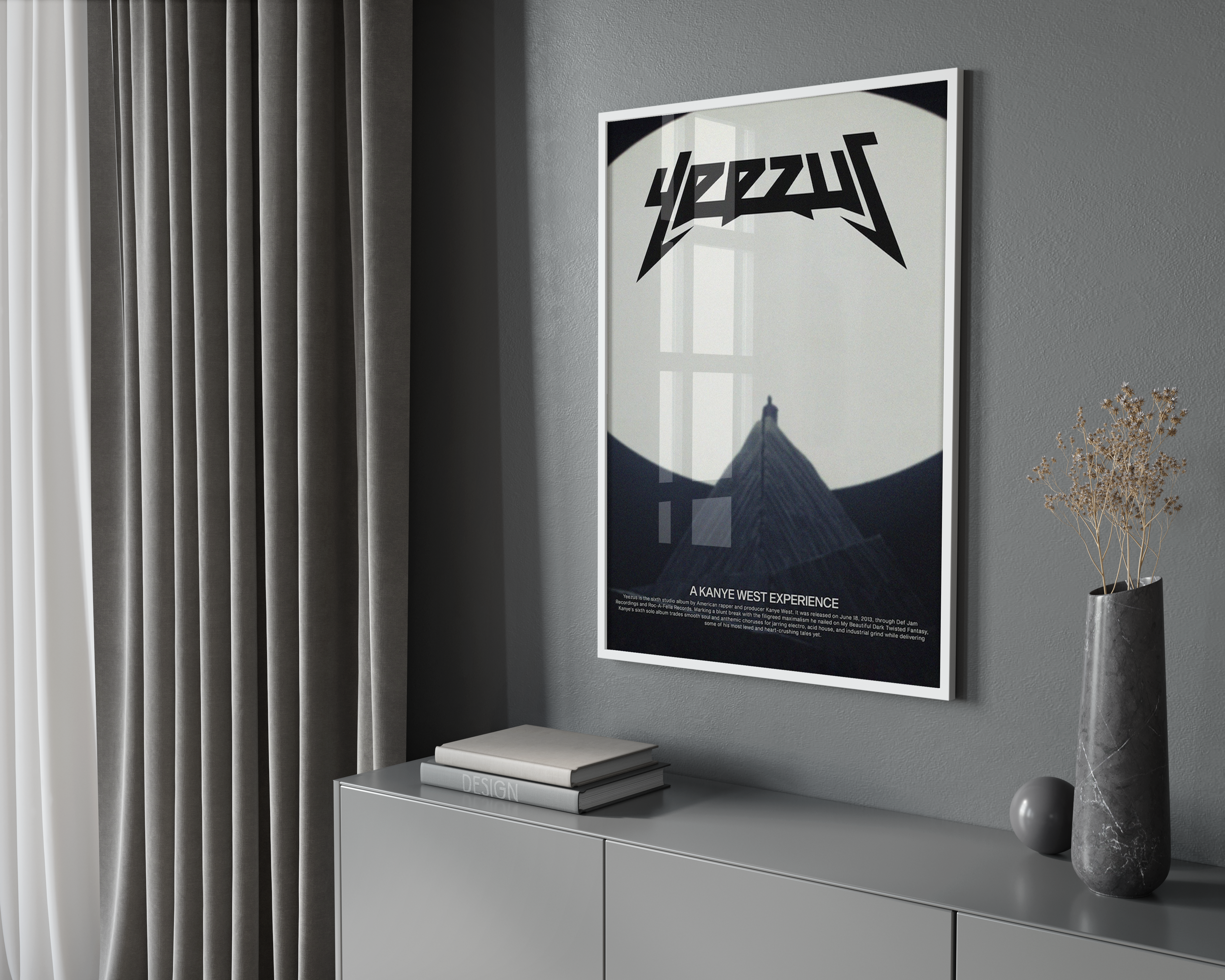 Kanye West Yeezus poster wall art print room decor