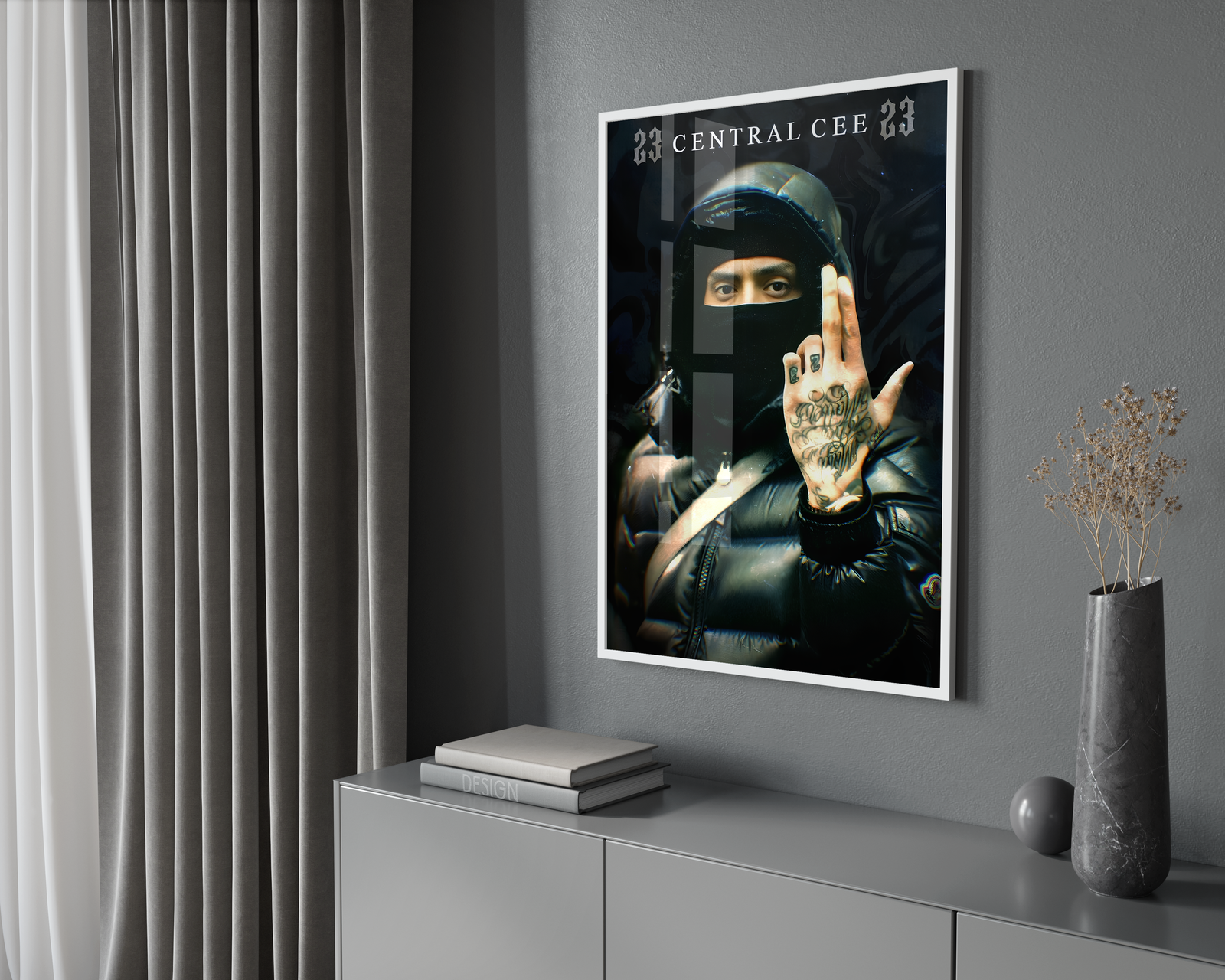 Central Cee 23 album cover poster print wall art decor