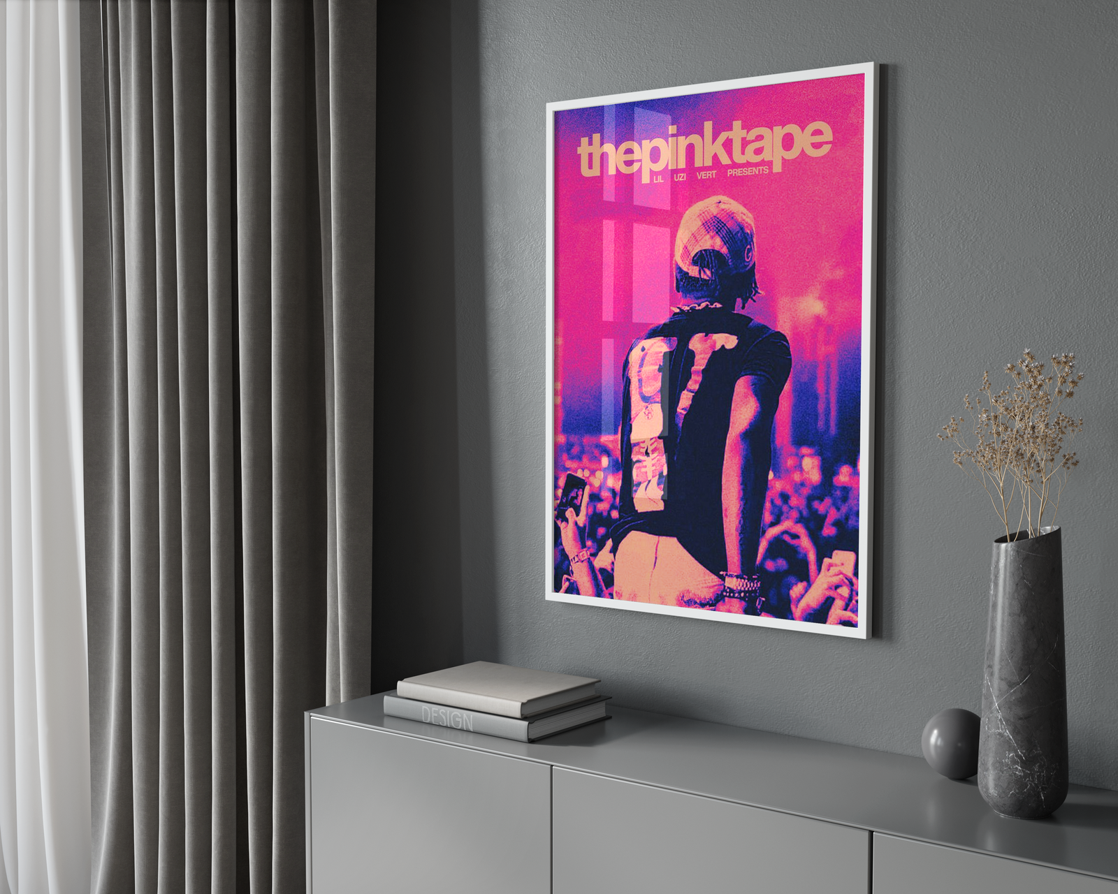 Lil Uzi Vert Pink Tapes album cover poster print wall art decor