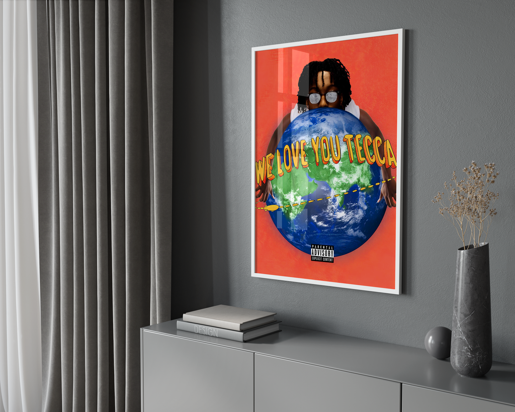 Lil Tecca We Love You Tecca   | Unframed Bedroom Wall Art album cover poster print wall art decor