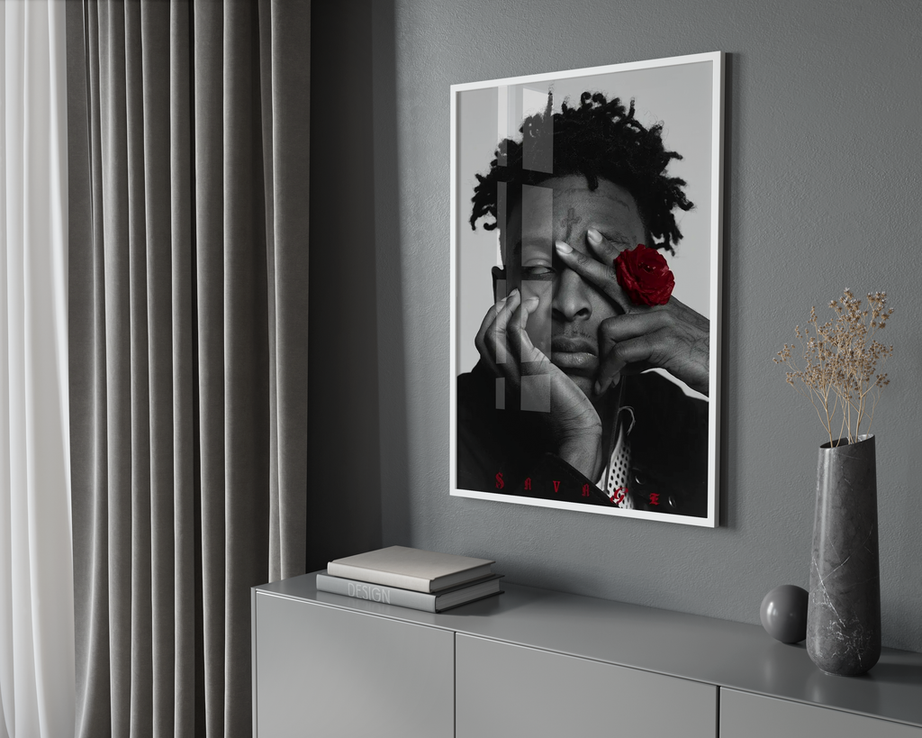 21 Savage - Rose album cover poster print wall art decor