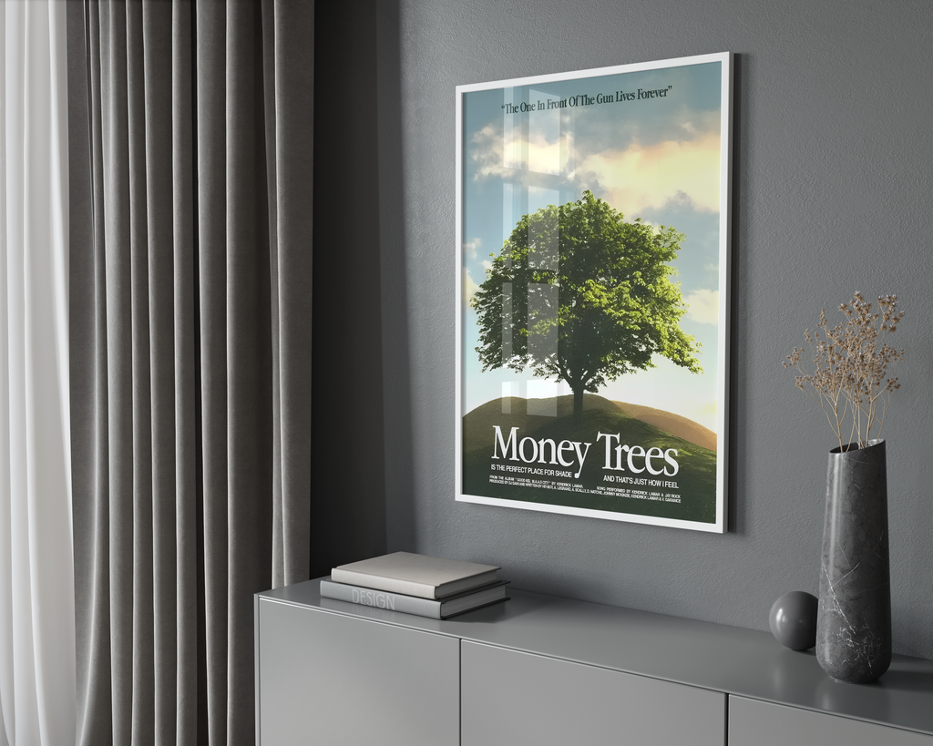 Kendrick Lamar Money Trees album cover poster print wall art decor