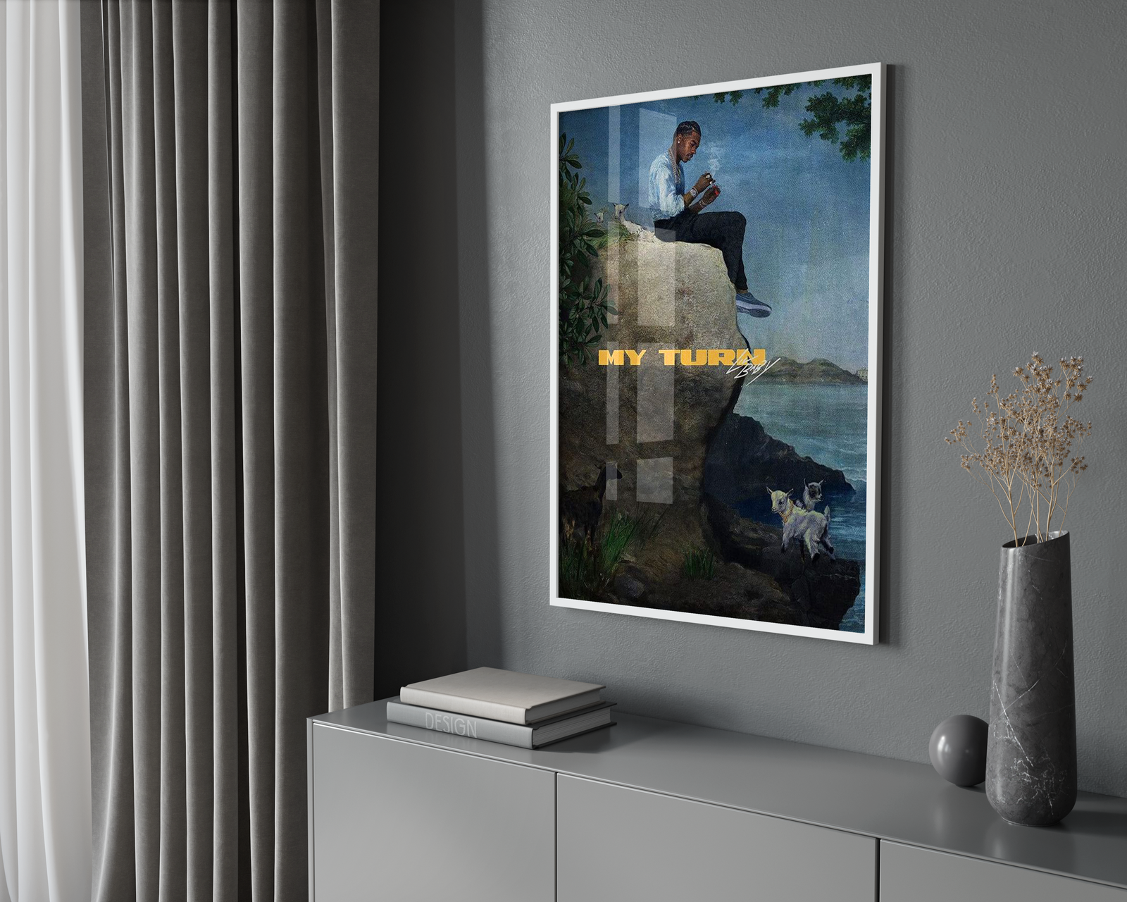 Lil Baby My Turn Album | Unframed Bedroom album cover poster print wall art decor