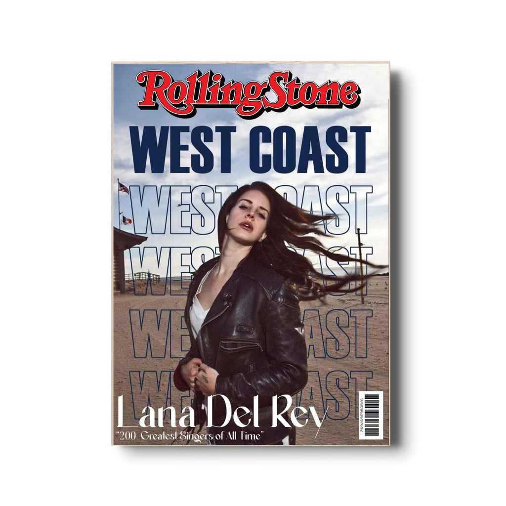 Lana Del Rey West Coast Magazine-Style  | Unframed Bedroom Wall Art album cover poster print wall art decor