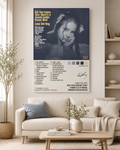 Lana Del Rey Album Poster Wall Art, Vintage Music Poster Print, Aesthetic Bedroom Decor, Indie Pop Singer Poster for Living Room, Dorm Room and Music Lovers poster wall art print room decor