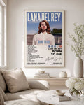 Lana Del Rey Vintage Aesthetic Canvas Poster | Retro Coquette Room Decor poster wall art print room decor