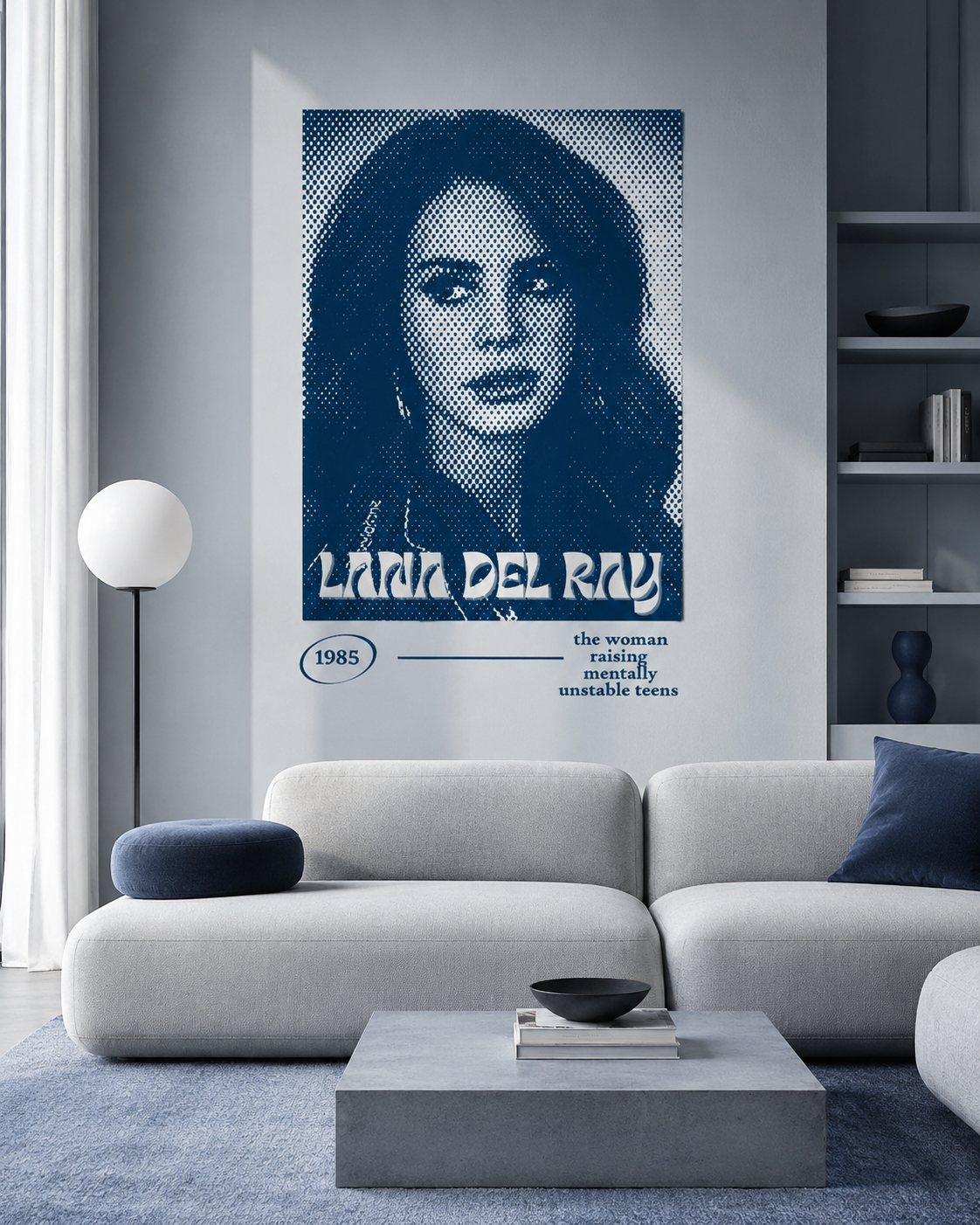 Lana Del Rey Retro Coquette  | Unframed Bedroom album cover poster print wall art decor