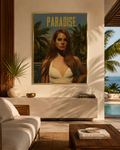 Lana Del Rey Vintage Aesthetic Canvas Poster | Retro Coquette Room Decor poster wall art print room decor
