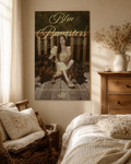 Lana Del Rey Blue Banisters Wall Art | Vintage Album Cover Canvas Poster for Music Fans poster wall art print room decor