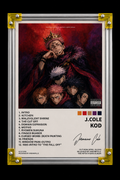 J. Cole KOD Cursed Sorcerer Anime Mashup Poster album cover wall art print