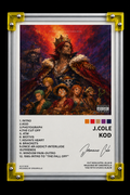 J. Cole KOD Red Pirate Anime Mashup Poster album cover wall art print
