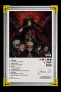 J. Cole KOD Ninja Anime Mashup Poster album cover wall art print