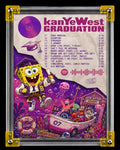 Kanye West Graduation SpongeBob Inspired Tracklist Poster - Unframed Music Wall Art Print 1