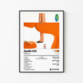 Steve Lacy Apollo XXI Tracklist Poster | Unframed Bedroom Wall Art