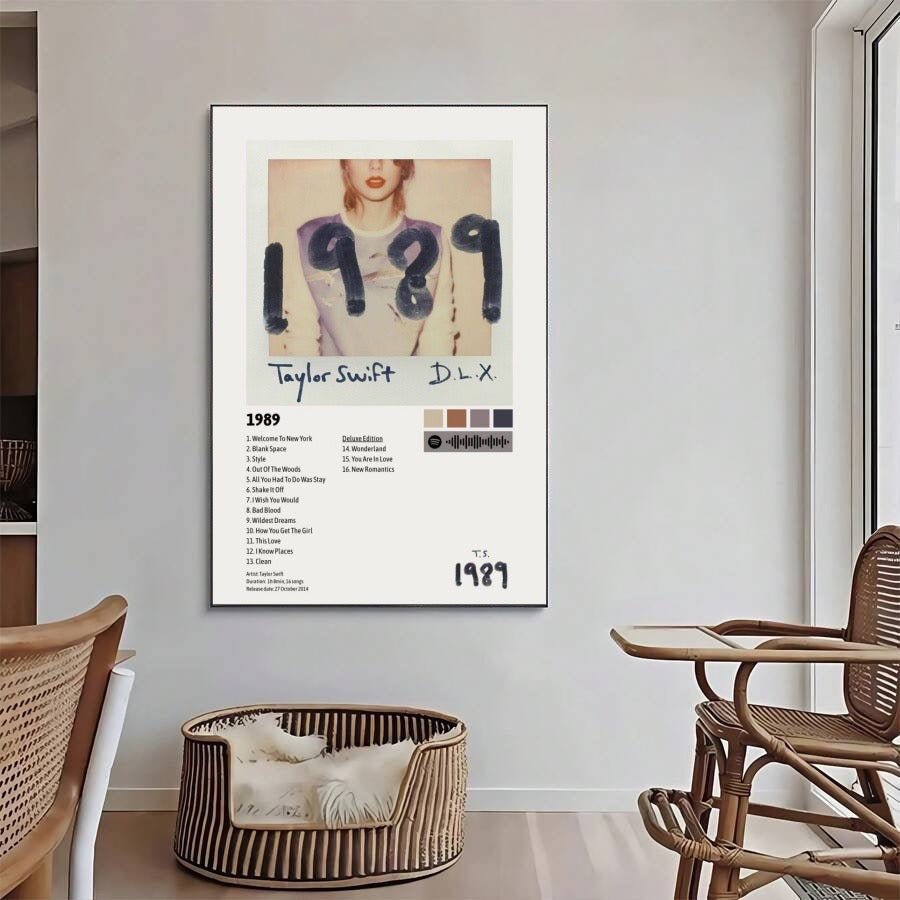 Taylor Swift Kanye West Dark Twisted Fantasy album cover poster print wall art decor