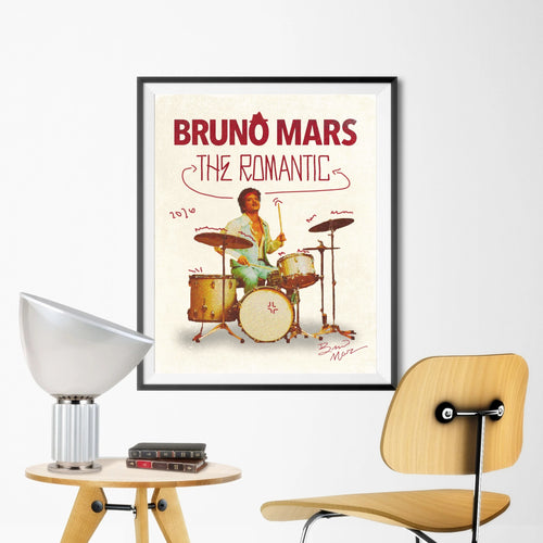 Bruno Mars The Romantic album cover poster print wall art decor