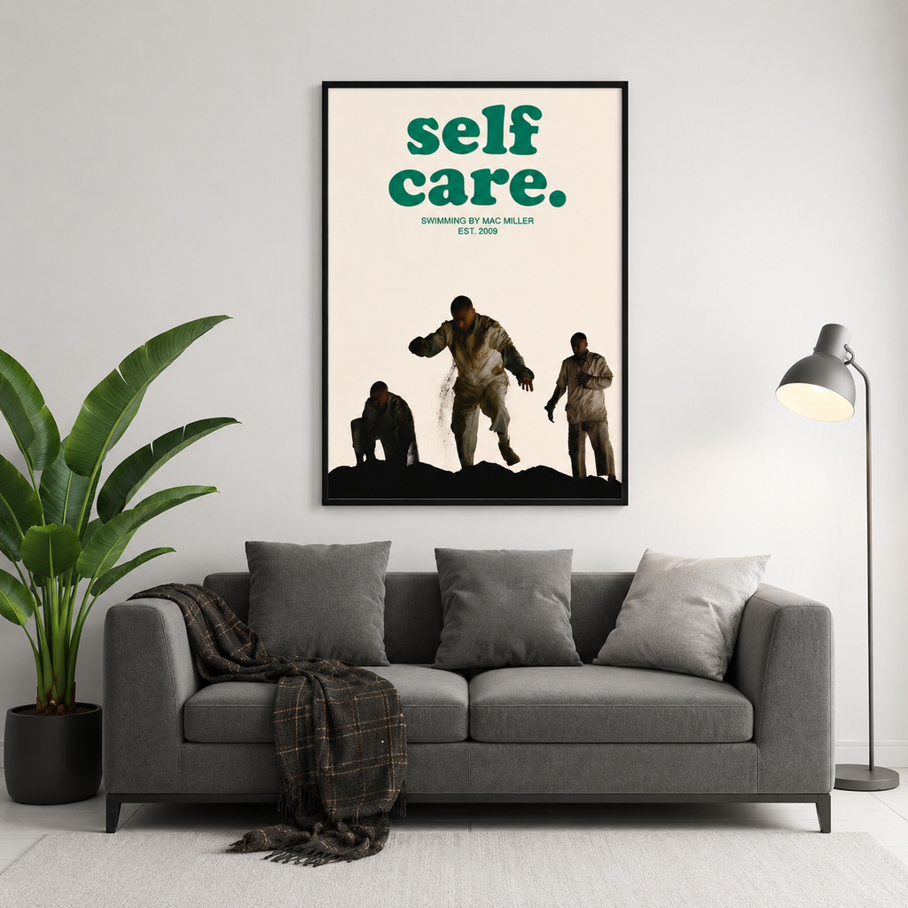 Mac Miller Self Care  | Unframed Bedroom Wall Art album cover poster print wall art decor