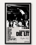 Playboi Carti Die Lit Tracklist Poster | Unframed Bedroom Wall Art