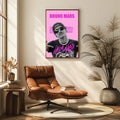 Bruno Mars Pink Pop Art Wall Art Print poster wall art print room decor