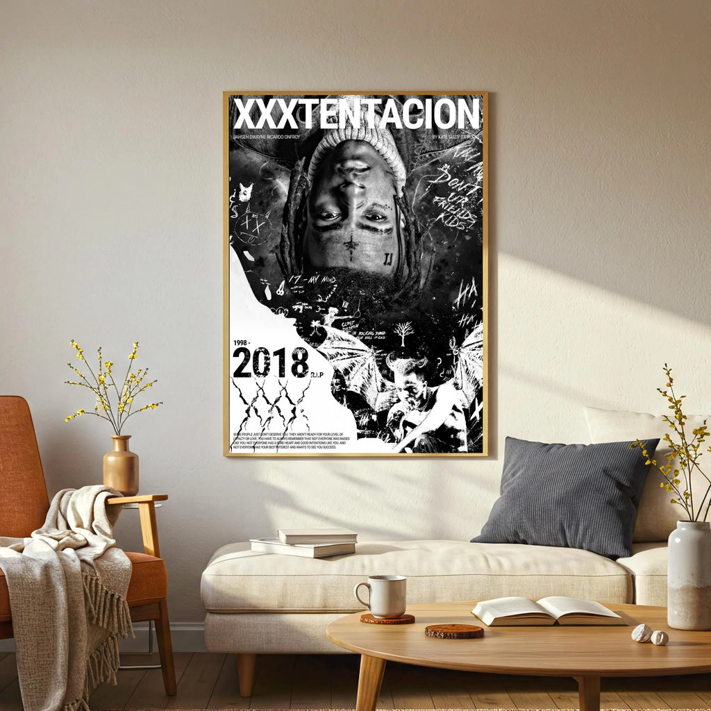 XXXTentacion XXXTENTACION 17 My Mind Abstract Graphic album cover poster print wall art decor
