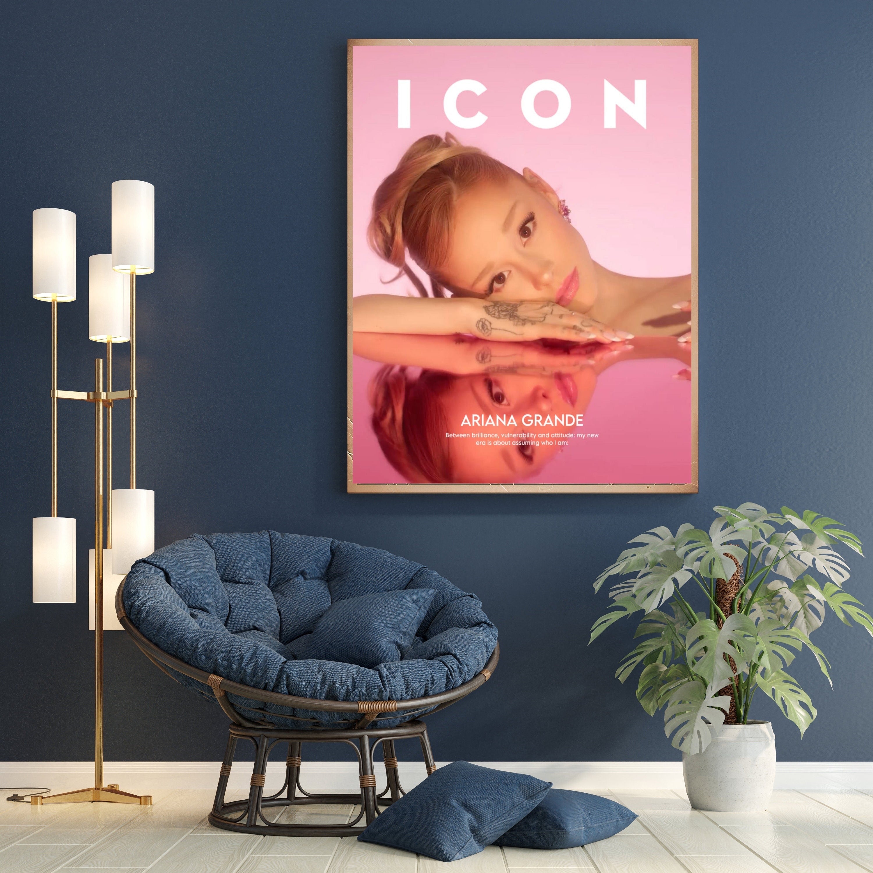 Ariana Grande Icon Portrait Poster | lxzart
