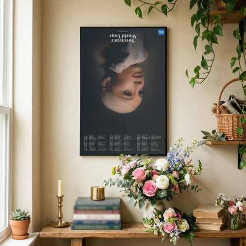 Ariana Grande Sweetener World Tour  | Unframed Bedroom album cover poster print wall art decor