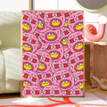 Tyler, The Creator Pink Cartoon Face All-Over Pattern Poster poster wall art print room decor