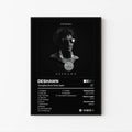 YoungBoy Never Broke Again DESHAWN Tracklist Poster | Unframed Bedroom Wall Art