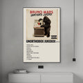 Bruno Mars Unorthodox Jukebox Tracklist Wall Art Print poster wall art print room decor