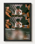 Playboi Carti Self-Titled Tracklist Poster | Unframed Bedroom Wall Art