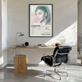 Positions Album Poster - Green Minimalist Art poster wall art print room decor