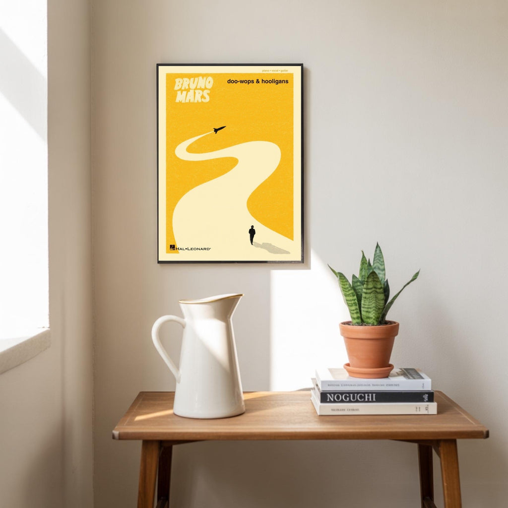 Bruno Mars Doo-Wops & Hooligans Wall Art Print album cover poster print wall art decor