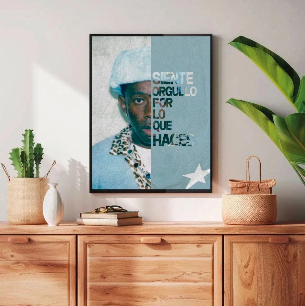 Tyler, The Creator Siente Orgullo Editorial Art album cover poster print wall art decor