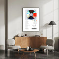 Kanye West Yeezus Tracklist Wall Art Print White CD Edition poster wall art print room decor
