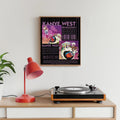 Kanye West Graduation Collage Wall Art Black Purple Edition poster wall art print room decor