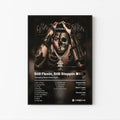 YoungBoy Never Broke Again Still Flexin, Still Steppin Tracklist Poster | Unframed Bedroom Wall Art