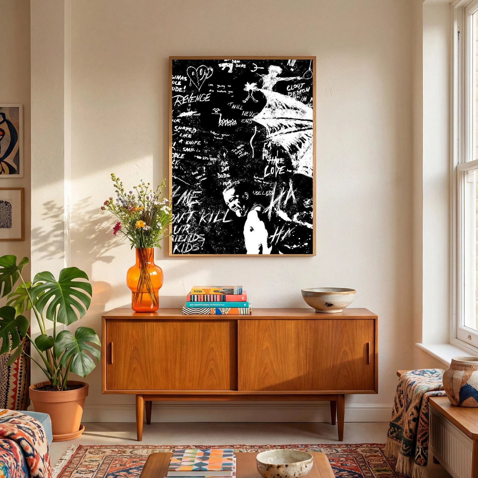 XXXTentacion XXXTENTACION Revenge Graffiti album cover poster print wall art decor