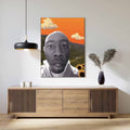 Tyler, The Creator Fisheye Portrait Sunflower Orange Poster poster wall art print room decor