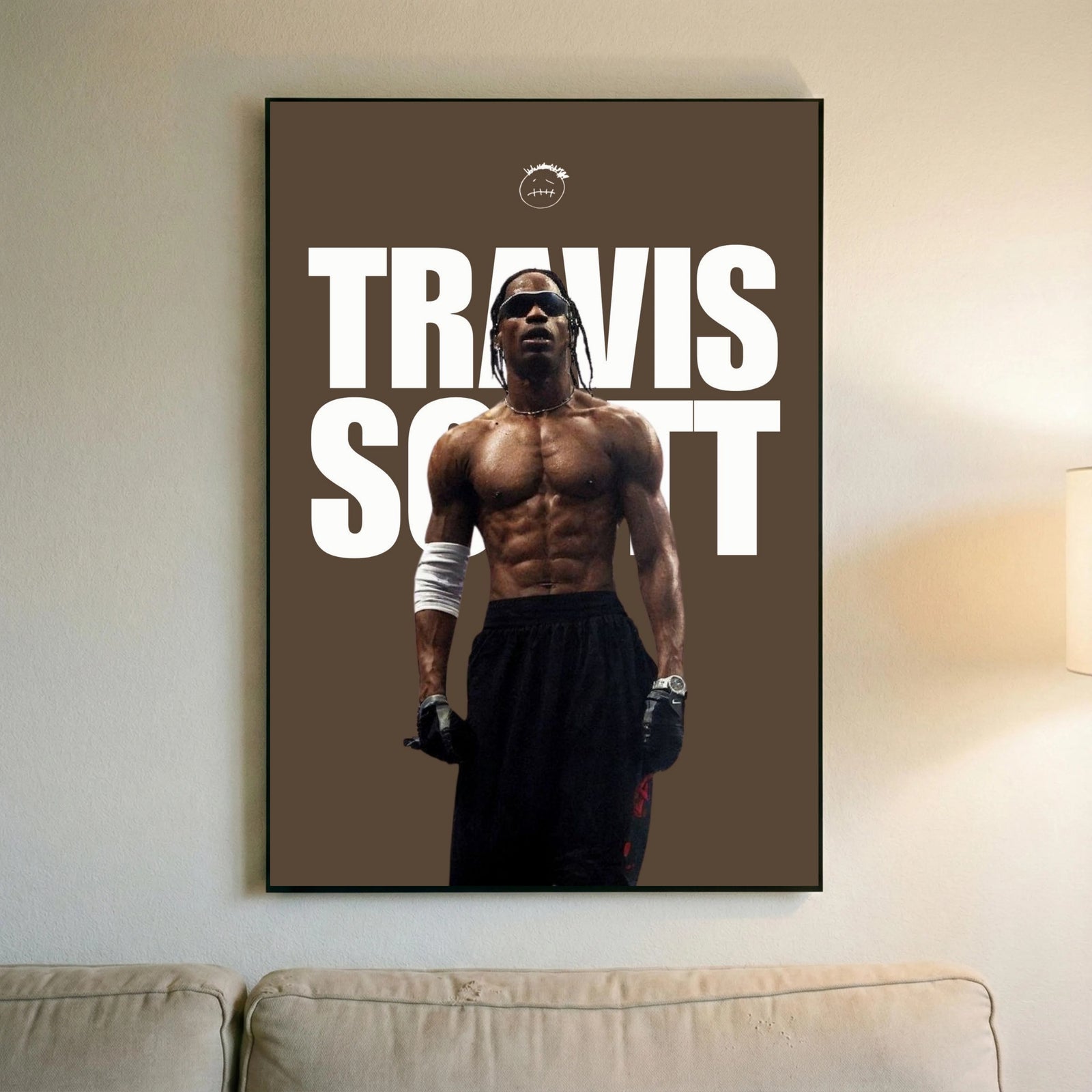 Travis Scott Portrait album cover poster print wall art decor