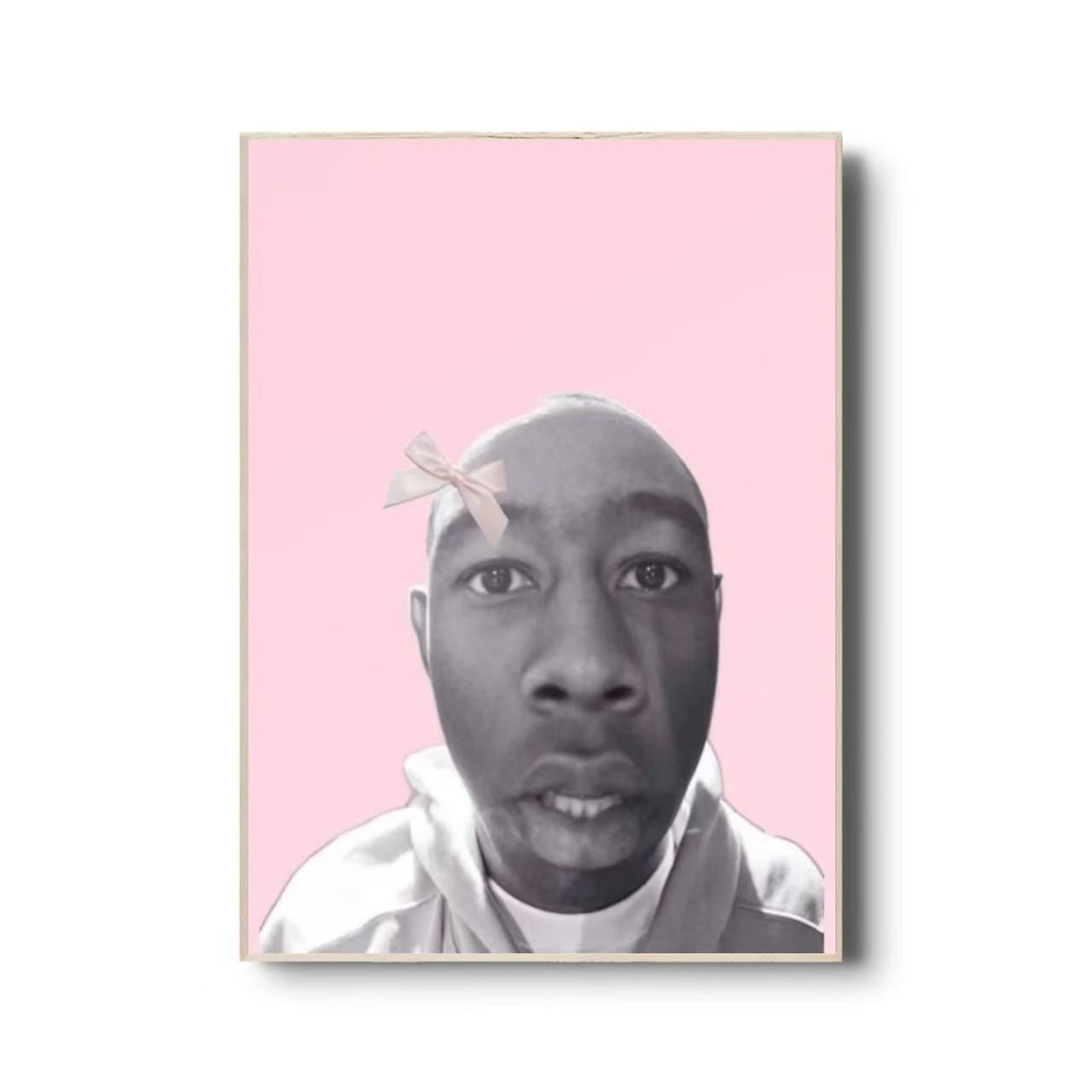 Tyler, The Creator Funny Pink Bow Aesthetic Minimalist album cover poster print wall art decor