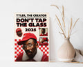 Tyler, The Creator Dont Tap The Glass 2025 Red Checker Poster poster wall art print room decor