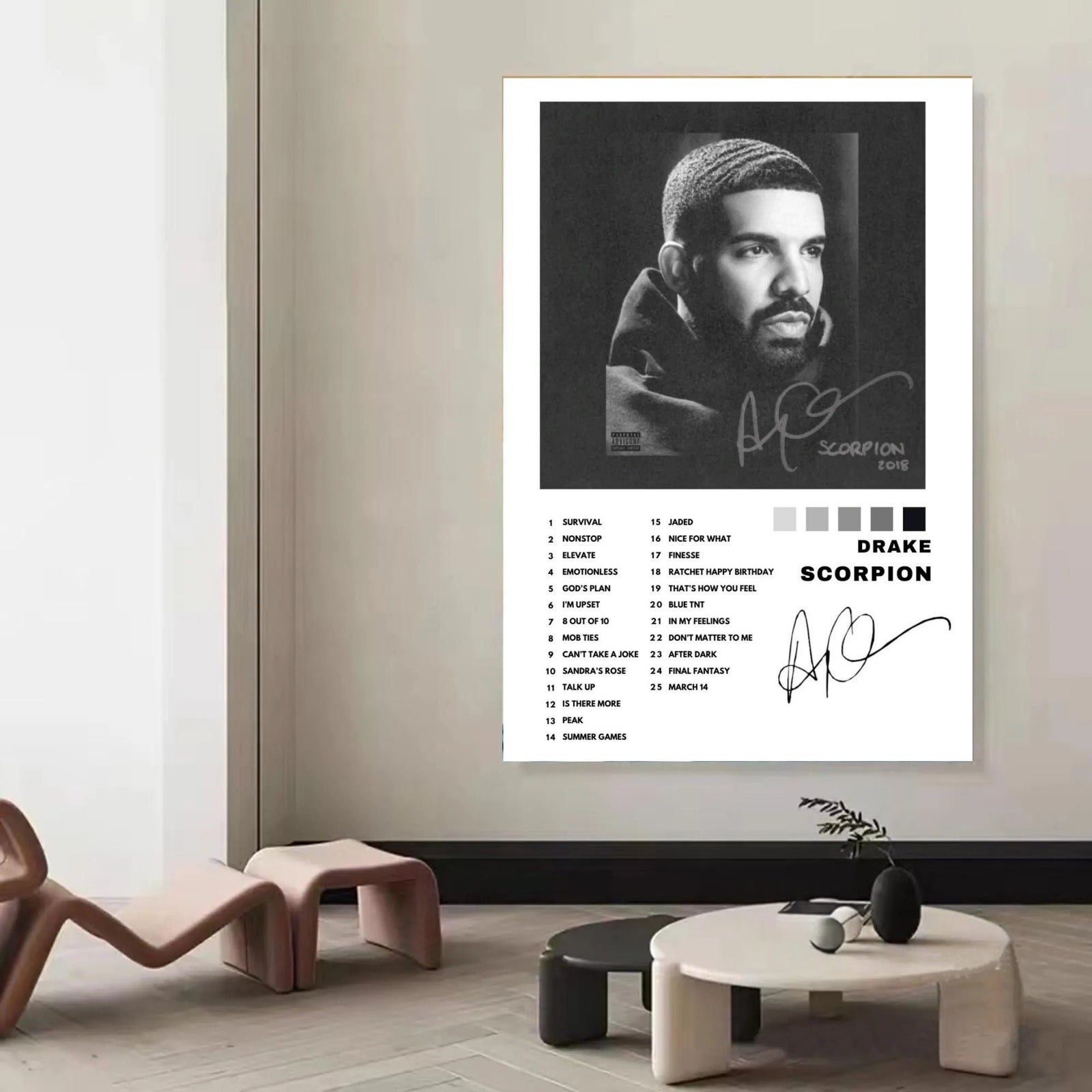 Drake Take Care Deluxe Edition Classic Art album cover poster print wall art decor