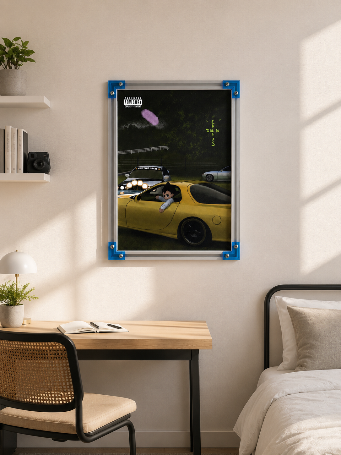 Travis Scott Cactus Jack Astro Boy Poster | Unframed Bedroom Wall Art