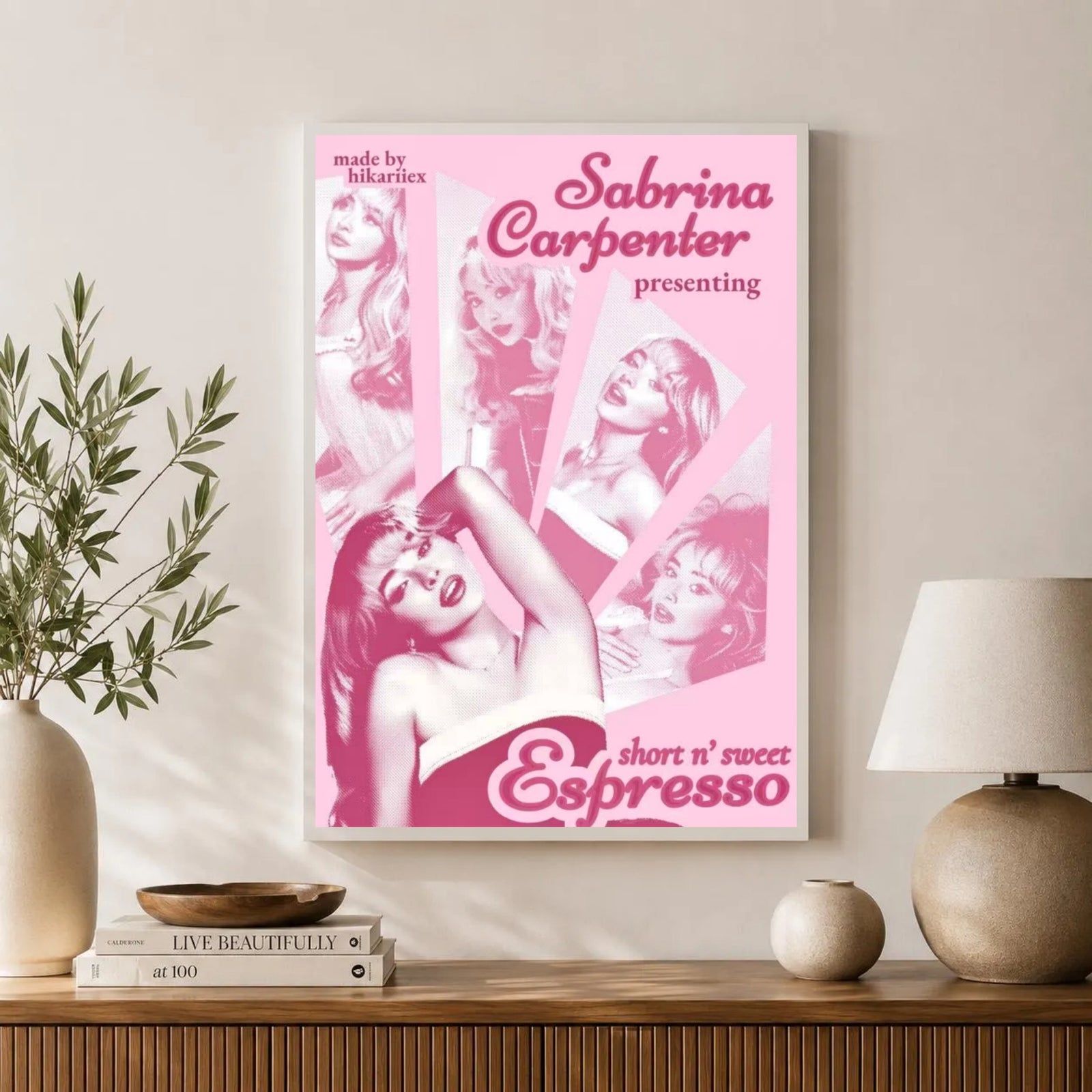 Sabrina Carpenter Espresso | Unframed Bedroom album cover poster print wall art decor