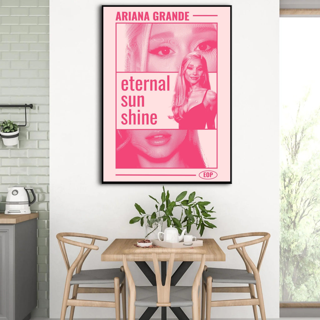 Ariana Grande Positions 2020  - Green Minimalist album cover poster print wall art decor