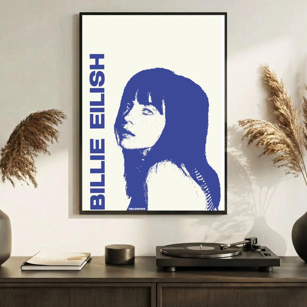 Billie Eilish Bossa Nova Dreamy Aesthetic album cover poster print wall art decor