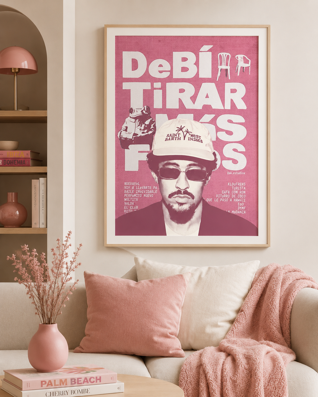 Bad Bunny Debí Tirar Más Fotos Portrait  | Unframed Bedroom Wall Art album cover poster print wall art decor