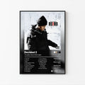 YoungBoy Never Broke Again Decided 2 Tracklist Poster | Unframed Bedroom Wall Art