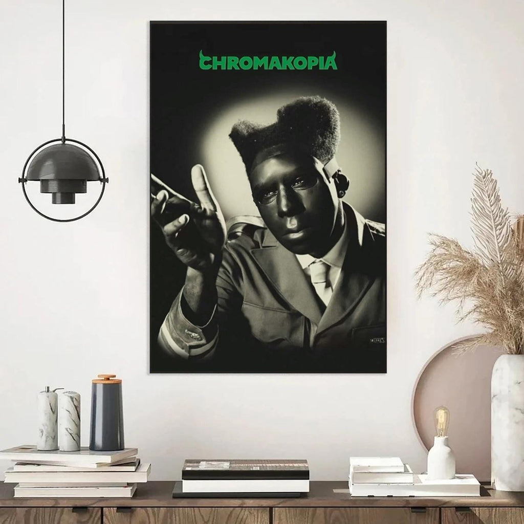 Tyler, The Creator CHROMAKOPIA Noir Mask album cover poster print wall art decor
